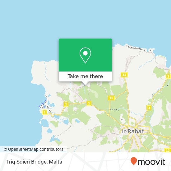Triq Sdieri Bridge map
