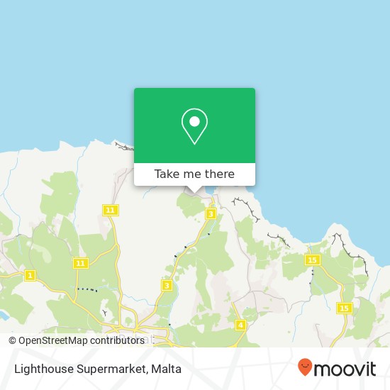 Lighthouse Supermarket map