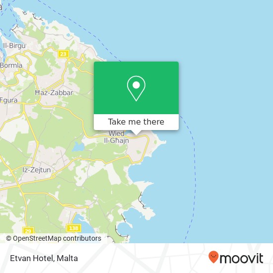 Etvan Hotel map