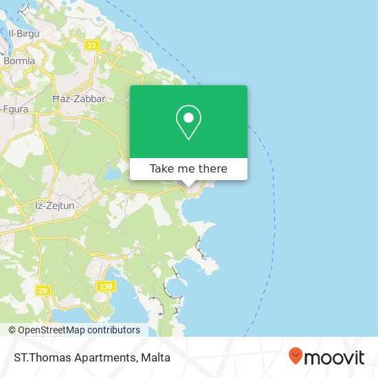 ST.Thomas Apartments map