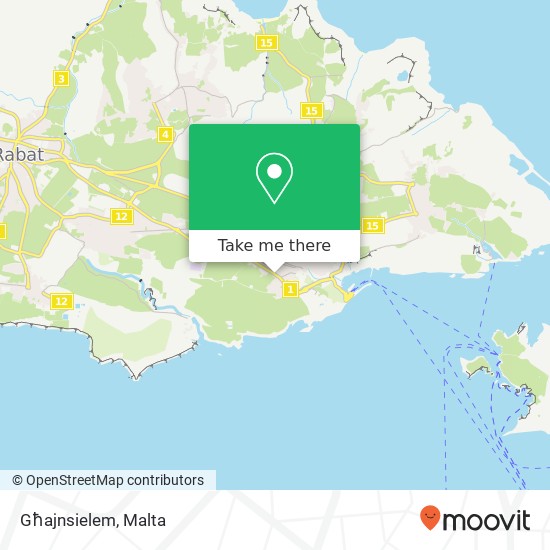 Għajnsielem map