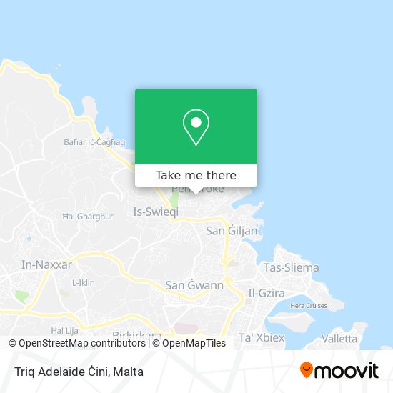 Triq Adelaide Ċini map