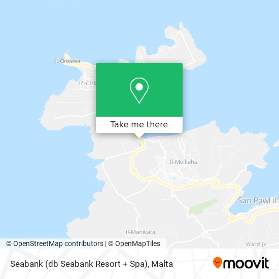 Seabank (db Seabank Resort + Spa) map
