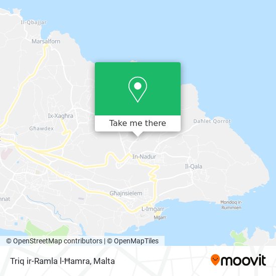 Triq ir-Ramla l-Ħamra map