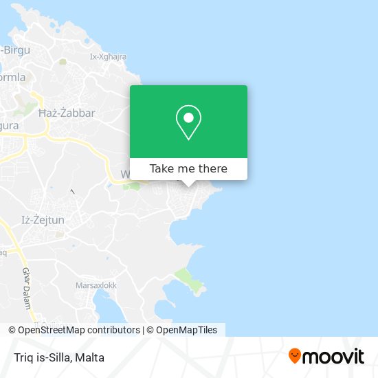 Triq is-Silla map