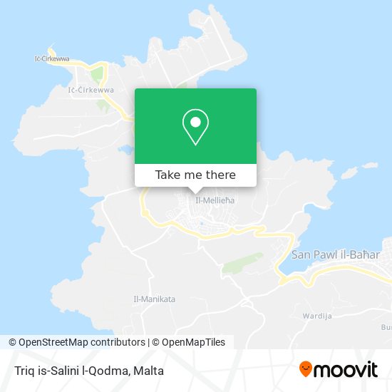 Triq is-Salini l-Qodma map