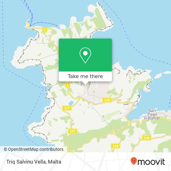 Triq Salvinu Vella map