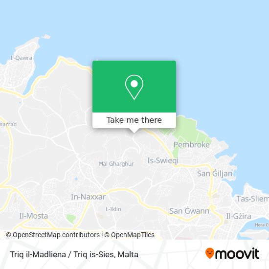 Triq il-Madliena / Triq is-Sies map
