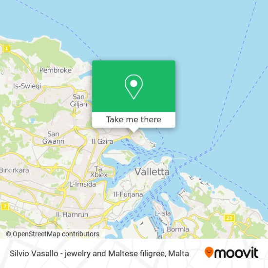 Silvio Vasallo - jewelry and Maltese filigree map