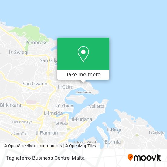 Tagliaferro Business Centre map