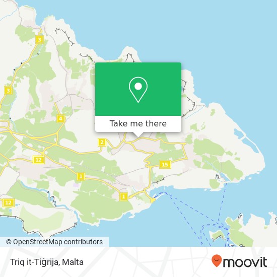 Triq it-Tiġrija map