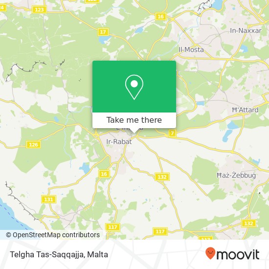 Telgha Tas-Saqqajja map