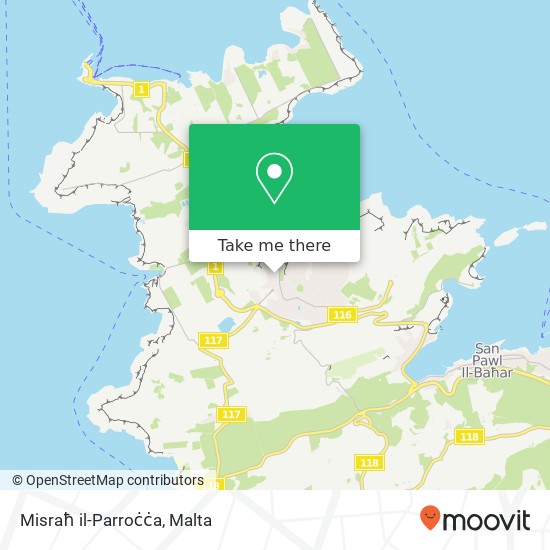 Misraħ il-Parroċċa map