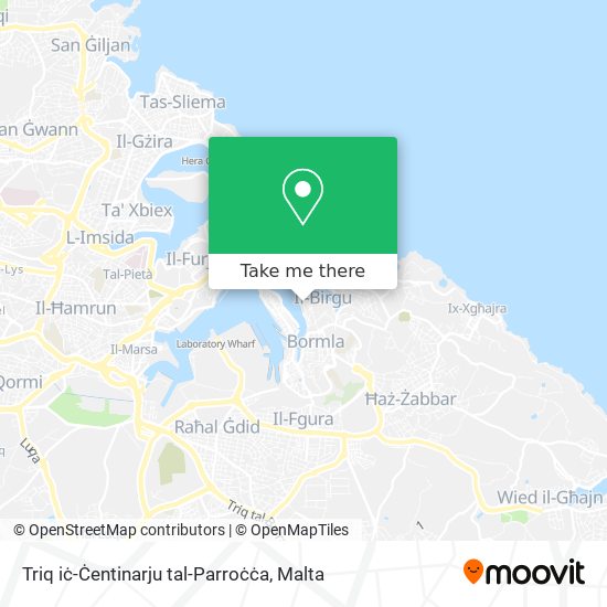 Triq iċ-Ċentinarju tal-Parroċċa map