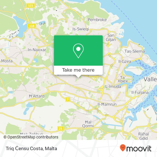 Triq Ċensu Costa map