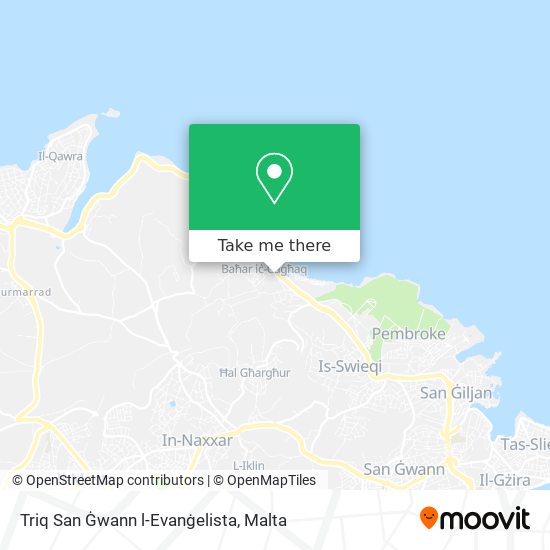 Triq San Ġwann l-Evanġelista map