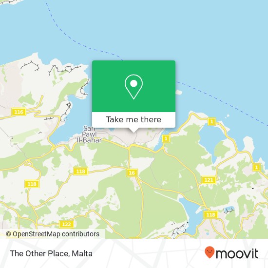 The Other Place map