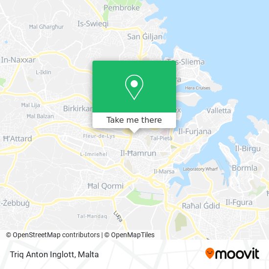 Triq Anton Inglott map