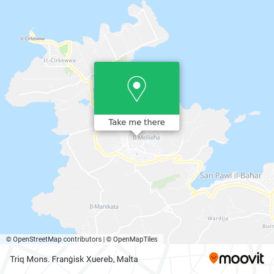 Triq Mons. Franġisk Xuereb map