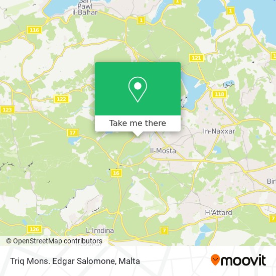 Triq Mons. Edgar Salomone map