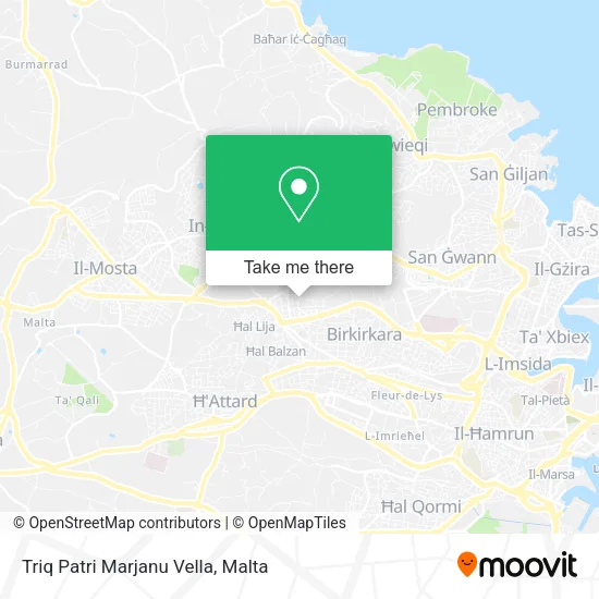 Triq Patri Marjanu Vella map