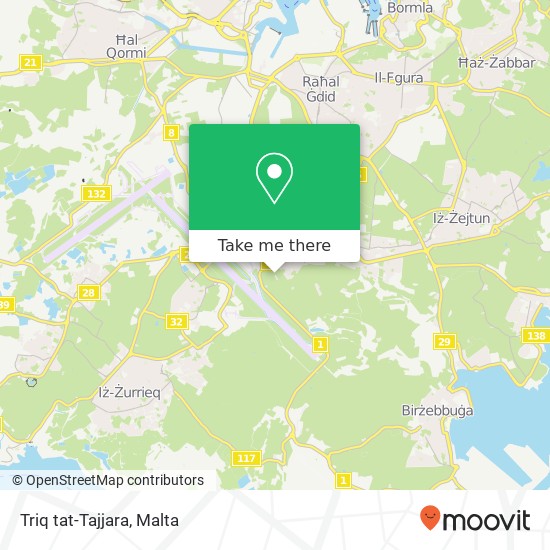 Triq tat-Tajjara map