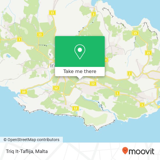Triq It-Taflija map