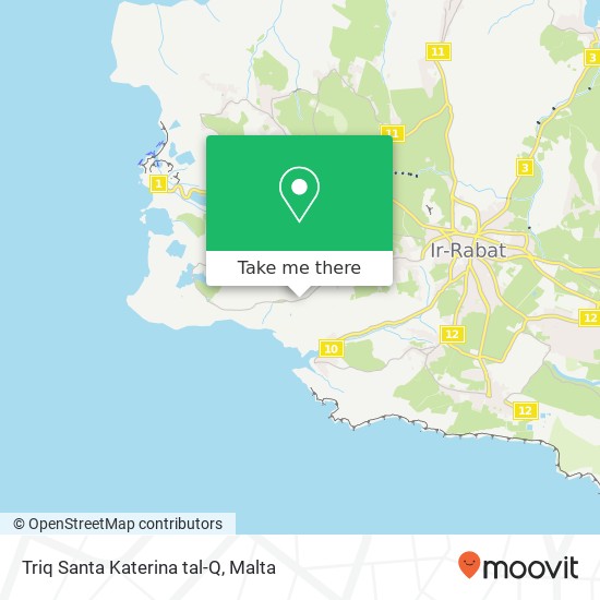 Triq Santa Katerina tal-Q map