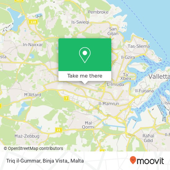 Triq il-Ġummar, Binja Vista, map