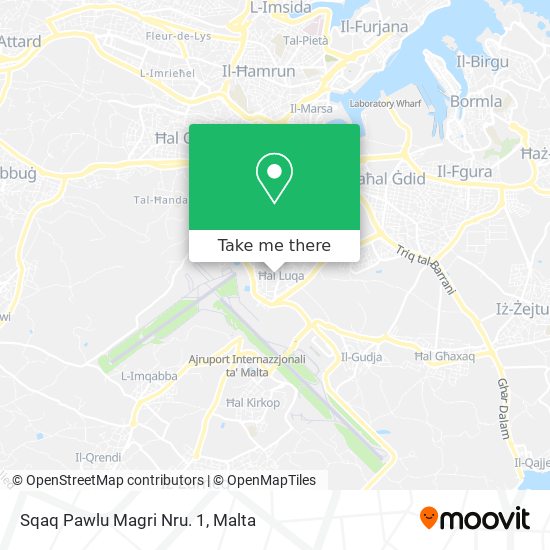 Sqaq Pawlu Magri Nru. 1 map