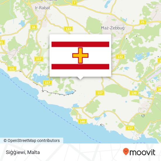 Siġġiewi map