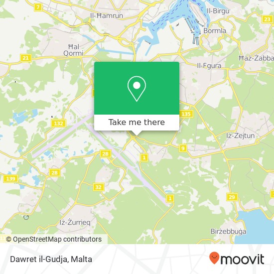 Dawret il-Gudja map