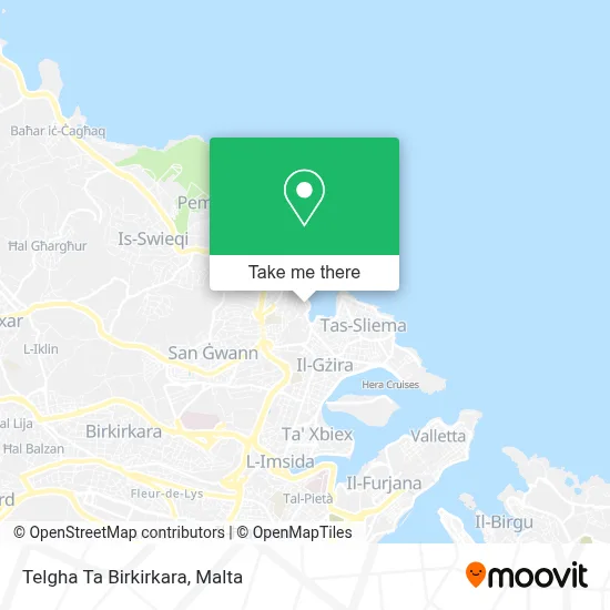 Telgha Ta Birkirkara map