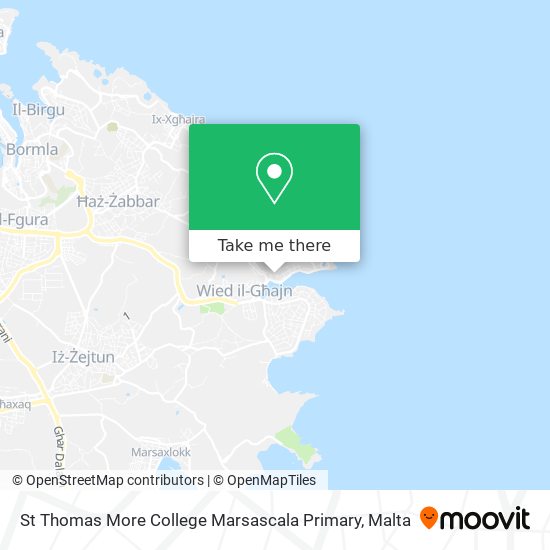 St Thomas More College Marsascala Primary map