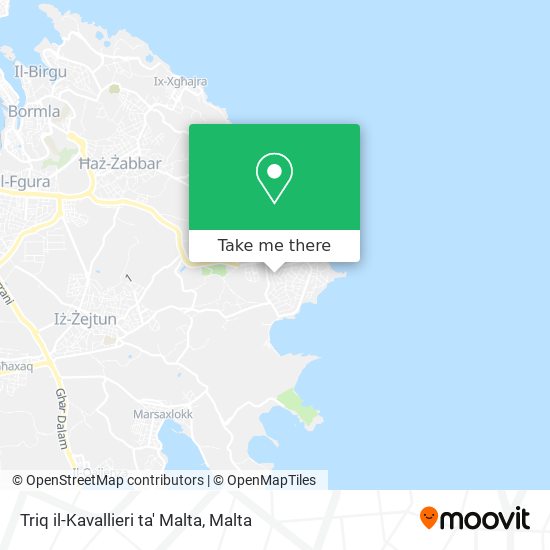Triq il-Kavallieri ta' Malta map