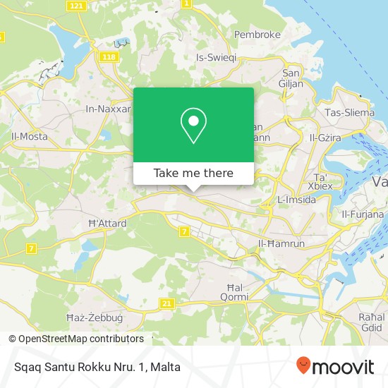 Sqaq Santu Rokku Nru. 1 map