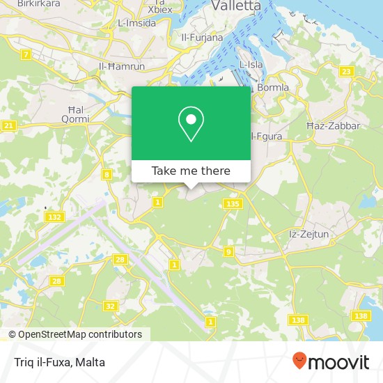 Triq il-Fuxa map