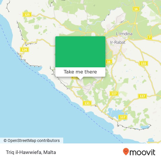 Triq il-Hawwiefa map