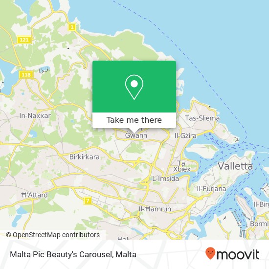 Malta Pic Beauty's Carousel map