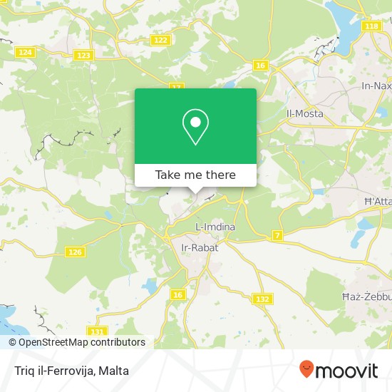 Triq il-Ferrovija map