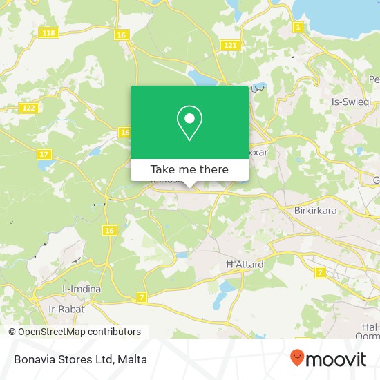 Bonavia Stores Ltd map