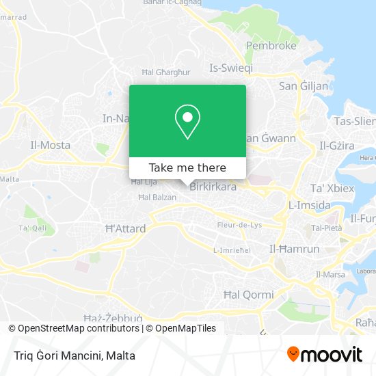 Triq Ġori Mancini map