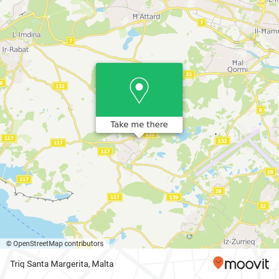 Triq Santa Margerita map