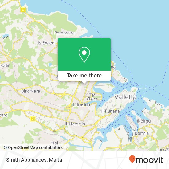 Smith Appliances map