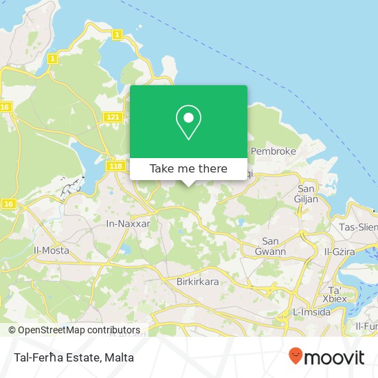 Tal-Ferħa Estate map