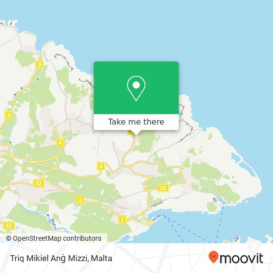 Triq Mikiel Anġ Mizzi map