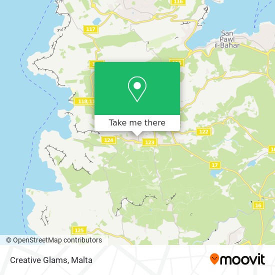 Creative Glams map