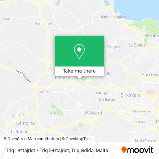 Triq il-Ħtajriet / Triq il-Htajriet, Triq Gdida map