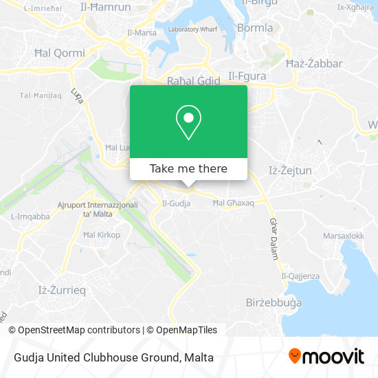 Gudja United Clubhouse Ground map