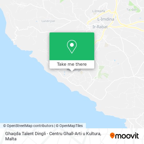 Ghaqda Talent Dingli - Centru Ghall-Arti u Kultura map
